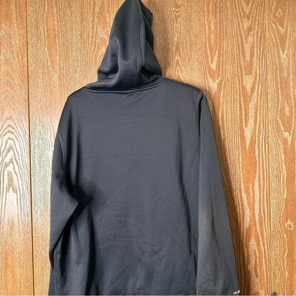 Under Armour Blue Storm Fleece Sweatshirt Hoodie Men's L Loose Fit Embroidered - Picture 11 of 11